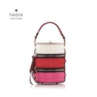 ราคา NASHA MADE IN MARS Pinto Limited Strawberry cake กระเป๋าทรงปิ่นโต (2036782837)