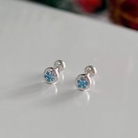 ราคา Suwann na shop ต่างหู ต่างหูเงินแท้ จิว จิวเงินแท้ จิวหัวใจ จิวเกล็ดหิมะ (12531655099)