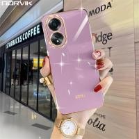 ราคา NORVIK ใหม่เคสใส่โทรศัพท์ชุบหรูหราสำหรับ OPPO A58เลนส์กล้อง4G กันกระแทกเคสมือถือสีแมทรวมทุกอย่างฝาหลัง N1 D3 (21043866112)