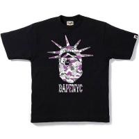 ราคา Bape เสื้อยืด NYC เสื้อยืด A BATHING APE MIRROR 1 1 ของแท้ S 5XL (17548918508)