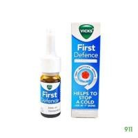 ราคา Vicks first defence วิคส์ เฟิร์ส ดีเฟนซ์ สเปรย์พ่นล้างจมูก แก้หวัด คัดจมูก น้ำมูกไหล 15ml (18934980899)