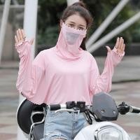 ราคา เสื้อกันแดดสำหรับขี่จักรยานเสื้อคลุมคลุมไหล่กันแดดแบบสั้นผ้าไหมน้ำแข็งใส่ด้านนอก (19802547146)