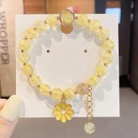 ราคา สร้อยข้อมือลูกปัดคริสตัลลายดอกเดซี่ขนาดเล็กสำหรับผู้หญิงดีไซน์เกาหลีใหม่ (12078174083)