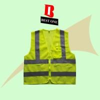 ราคา เสื้อกั๊กผ้าตาข่ายสีเขียวมะนาว กระเป๋า BEST ONE เสื้อกั๊กจราจร เสื้อสะท้อนแสง เสื้อกั๊กมีกระเป๋า เสื้อกั๊กตาข่าย (1099440667)