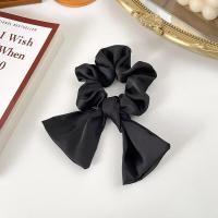ราคา ยางรัดผมผ้าซาติน สไตล์หรูหรา ยางมัดผม เครื่องประดับผมผู้หญิง Korean Hair rope ribbon hair ties ponytail multi color rubber band hair bow tie Hair ring (19817441224)