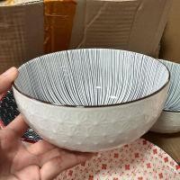 ราคา ถ้วย ชาม ขนาด 6 นิ้ว ceramic bowl ถ้วยเซรามิก ลายญี่ปุ่น ถ้วยชามราคาถูก ถ้วยเข้าไมโครเวฟได้ (20660788818)