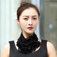 ราคา basevv ผ้าพันคอแบบสวมหัวหลากหลายแบบหญิงล้วนตรงปกดอกไม้ปลอมผ้าพันคอ (19582291012)