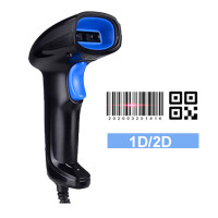 ราคา เครื่องสแกนบาร์โค้ด Barcode Scanner เครื่องอ่านบาร์โค้ด ตัวอ่านบาร์โค้ด 1D QR Code Barcode Scanner handheld รองรับ USB ฟรีทันทีขาตั้งอัตโนมัติ J21 (21036165763)