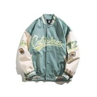 ราคา YIPINYOUYOU丨เสื้อแจ็กเก็ตแจ็กเก็ตหนังเครื่องแบบเบสบอลชายเสื้อคลุมลำลองปักลาย (20320291353)