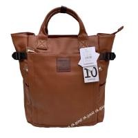 ราคา ok good anello PU 2way Tote Bag Backpack 10pockets กระเป๋าหนังพียูใส่เอกสาร ของแท้100 แถมตุ๊กตาพวงกุญแจ (16116722620)