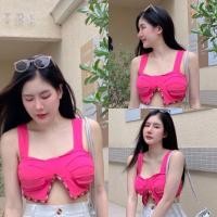 ราคา Ambella เสื้อสายเดี่ยวครอปสั้น กระโปรง เซทจับคู่ แยกได้ แมทช์กัน น่ารักมาก ชุดเซทไปเที่ยว ไปทะเล (19386942804)