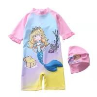 ราคา พร้อมส่ง ชุดว่ายน้ำนางเงือก ลายการ์ตูน (18809052911)