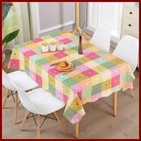 ราคา ผ้าปูโต๊ะ ผ้าคลุมโต๊ะ วัสดุ PVC สี่เหลี่ยม ลายตาราง กันน้ำ มี 4 ขนาด กันน้ำและกันเปื้อน ทำความสะอาดง่าย (20769224246)