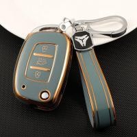 ราคา TPU Flip Car Key Case Cover Remote Fob Holder Shell Keychain Protector สำหรับ Hyundai Starex Elantra Veloster Verna Reina Ix25 Creta Solaris H 1 H1 Elite NS พับรีโมท Fob ผู้ถือ Protector (15506228814)