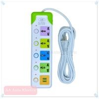 ราคา ปลั๊กสี4ช่อง Usb2ช่อง 3เมตร 5 เมตร 8เมตร JIN No 915U มีสวิทซ์ควบคุมทุกช่อง (9962087246)