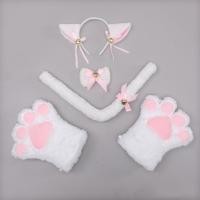 ราคา ถุงมือแมว ชุด 5 ชิ้น คอสเพลย์แมว หูแมว หางแมว อุ้งมือแมว น่ารัก (17596253082)