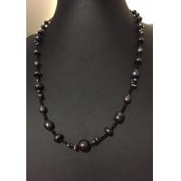 ราคา สร้อยคอมุกแท้ สีขาว และ สีดำ รูปทรงตามธรรมชาติ ยาว 24 นิ้ว ติดตะขอก้ามปู (20555022615)