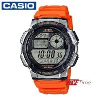 ราคา Casio Standard นาฬิกาข้อมือผู้ชาย สายเรซิน รุ่น AE 1000W 4BVDF Orange (1790224153)