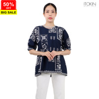 ราคา ITOKIN เสื้อคอตตอนปักฉลุ W5B061 (20910444081)