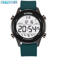 ราคา นาฬิกาอิเล็กทรอนิกส์มัลติฟังก์ชั่นนาฬิกานักเรียนนาฬิกากีฬา SYNOKE สำหรับกันน้ำผู้ชายนาฬิกาปลุกเรืองแสง (19964147008)