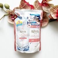 ราคา 360 ml ผลิต 12 22 Bifesta แบบถุงเติม Micellar Cleansing Water Sensitive บิเฟสต้า คลีนซิ่ง สีชมพู (20642473154)