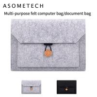ราคา ASOMETECH กระเป๋าแล็ปท็อป11 12 16 13 15นิ้วเคสสำหรับ MacBook Air Pro 2018 2019 Xiaomi Huawei โน๊ตบุ๊คผ้าขนสัตว์อุปกรณ์เสริม (7879598597)