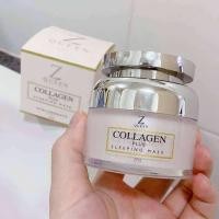 ราคา สินค้าพร้อมส่ง แพคเกจใหม่ล่าสุด Z queen collagen sleeping mask ซีควีน คอลลาเจน 17 g (18640074119)