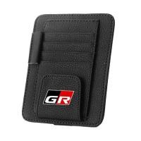 ราคา XINFAN Toyota GR คลิปแว่นตาสำหรับที่บังแดดในรถยนต์หนังกระเป๋าใส่บัตร Wigo Avanza Rush Innova Calya Razie Yaris Corolla Cross Agya Sport (17228766009)