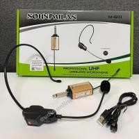 ราคา ไมค์คาดศรีษะ ไมค์คาดหัว ไมค์คล้องหูไร้สาย UHF WIRELESS Microphone ไมค์โครโฟน ไมค์ไร้สาย M 601 NEW (3040842581)