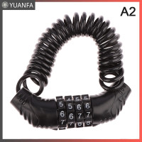 ราคา Flash Sale ล็อคสายเคเบิลกระเป๋าเป้สะพายหลังแบบพกพานวัตกรรมรหัสล็อค4หลักรหัสรหัสรักษาความปลอดภัยสายเหล็กรหัสผ่านล็อคหมวกกันน็อคสำหรับจักรยาน (20050088738)