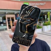ราคา JIUMOO เคสสำหรับ Tecno Pova 2 Case Fashion Tide Black Panther Square Metallic Paint Phone Case Thin Pattern Silicone Casing Full Lens Cover Camera Protect Shockproof Cases (15432021946)