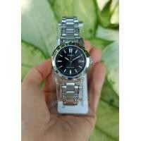 ราคา นาฬิกา Casio รุ่น LTP 1215A 1A2 นาฬิกาข้อมือผู้หญิง สายแสตนเลส หน้าปัดดำ มั่นใจ ของแท้ 100 ประกันศูนย์ CMG 1 ปีเต็ม (382161810)