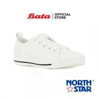 ราคา Bata NORTHSTAR LADIES รองเท้าผ้าใบ LADIES VALCANISED แบบเชือก สีขาว รหัส 5211121 Ladiessneaker Fashion (408829020)
