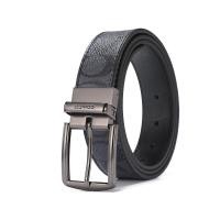ราคา 3 5ซม Athosline เข็มขัดผู้ชาย Coach เข็มขัดหนังแท้สำหรับของขวัญผู้ชายพร้อมกล่อง Doublesided เข็มขัด Reversible Buckle (10358495452)