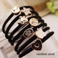 ราคา คลังสินค้าพร้อมลูกปัดสีทองสไตล์เกาหลียางรัดยางรัดผมเชือกรัดผมพื้นยืดหยุ่นสูง Gadis Getah Rambut (17578658088)