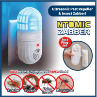 ราคา เครื่องดักยุง เครื่องไล่หนู เครื่องไล่แมลงต่างๆ ALL in 1 มัลติฟังก์ชั่นด้วยเทคโนโลยีขั้นสูงคลื่นอัลตร้าโซนิค รุ่น NTOMIC ZABBER ปลอดภัย Pest Repelling Aid (4429438566)