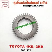 ราคา E001175 เฟืองเพลาราวลิ้น โตโยต้า VIGO วีโก้ 1KD 2KD ฟอร์จูนเนอร์ คอมมิวเตอร์ คอมมูเตอร์ สปอร์ตไรเดอร์ 1KD 2KD TOYOTA D4D (9907021746)