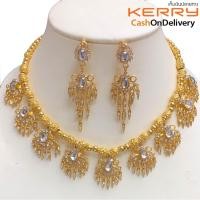 ราคา สร้อยคอไทย ต่างหู ชุด ชุดเพื่อนเจ้าสาวโบราณ งานแต่งงานไทย เครื่องประดับสร้อยคอทองคำ (7522951774)