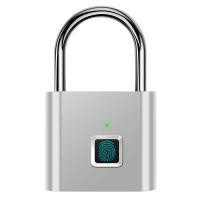 ราคา Fingerprint PadlockPortable Anti Theft USB Charging Fingerprint Lock for Lockers Suitcases Backpacks Etc Can Support (13246909191)