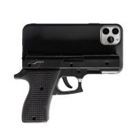 ราคา hyjuyju69Des6ign Pistol type 12promax mobile phone case iPhone spoof x xs creative 7 8plus tide brand female 6xr (20255950738)