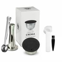 ราคา i Cafilas HR 104 แคปซูลกาแฟแบบใช้ซ้ำได้ Pod Coffee Fillable Nescafe Stainless Steel Crema Maker Cups For Nescafe Dolce Gusto Lumio Machine EDG LUMIO DG325EDG305 Mini MeEDGedg 636Stellia (6482466503)