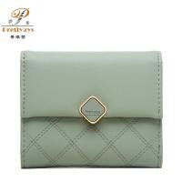 ราคา แฟชั่นผู้หญิงกระเป๋าสตางค์ผู้ถือบัตรสั้นกระเป๋าหญิง (16247637331)