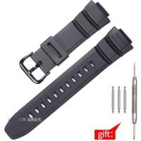 ราคา สายเรซิ่นสำหรับ Casio MCW 100H W S220 HDD S100 ชาย 16 มม ยางสีดำสีส้มสายรัดข้อมือกีฬาสร้อยข้อมือกันน้ำนาฬิกาอุปกรณ์เสริม (17879838348)