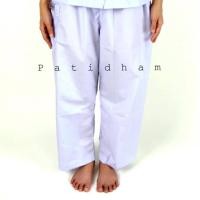 ราคา ชุดปฏิบัติธรรม เสื้อแขนสั้น กางเกง ชุดขาวถือศีล ชุดขาวทำบุญ ชุดขาวใส้ไปวัด ชุดขาวปฏิบัติธรรม ผ้าโทเรเกรดเอ (21012104644)