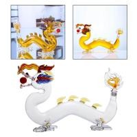 ราคา Loviver บาร์กลองวิสกี้ดีไซน์มังกรจีนแท่งพลาสติกใสสำหรับของขวัญบ้านบาร์ (12326694513)