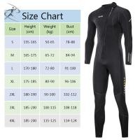 ราคา ชุดดำน้ำอุ่นหนา 3 มม Wetsuit สำหรับผู้ชายเหมาะสำหรับการว่ายน้ำ ดำน้ำลึก ดำน้ำตื้น โต้คลื่น ชุดดำน้ำชาย (18069283381)