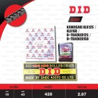 ราคา D I D JOMTHAI ชุดเปลี่ยนโซ่ สเตอร์ โซ่ D I D รุ่น D SERIES สีเหล็กติดรถ สเตอร์หลัง JOMTHAI ใช้สำหรับ Kawasaki KLX125 KLX150 D tracker125 D tracker150 15 43 (17433358142)