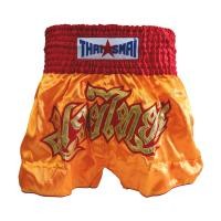 ราคา THAISMAI BS1208 กางเกงมวยไทย ผ้าต่วนเหลือง ปักมวยไทย THAIFIGHTPRO (553092787)