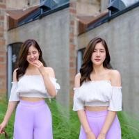 ราคา Ambella เสื้อสายเดี่ยวสายไขว้ สีสวยทุกสี สายเดี่ยวผ้าร่อง ครอปเอวลอย เสื้อผ้าแฟชั่น2020 (16545016534)