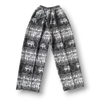 ราคา กางเกงลายช้าง ขาปล่อย ขาตรง (18864074576)